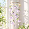 Koreniq™ Lavender Bellflower Crystal Hanging Suncatcher image 1